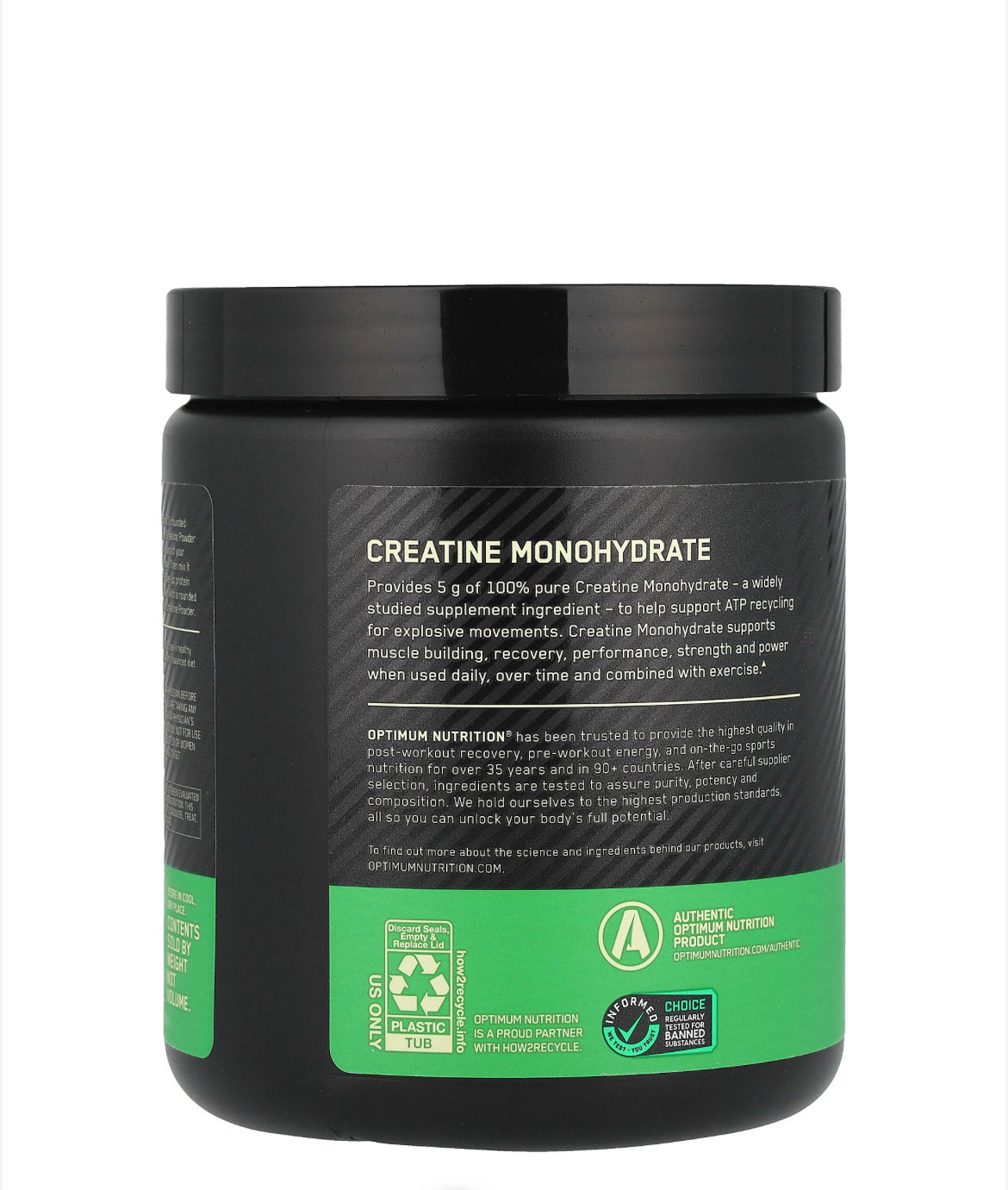 Creatina micronizada en polvo, Sin sabor, 300 g (10,58 oz)